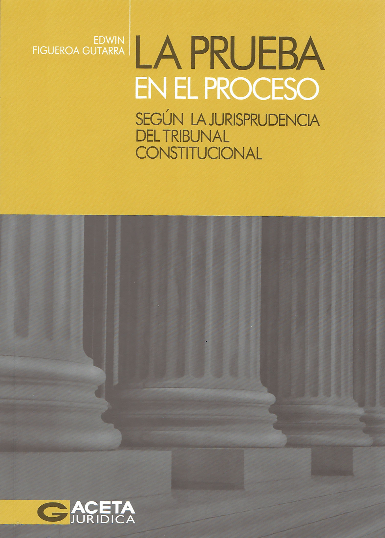 PORTADA LA PRUEBA EN EL PROCESO | Pensamientos de Derecho Constitucional